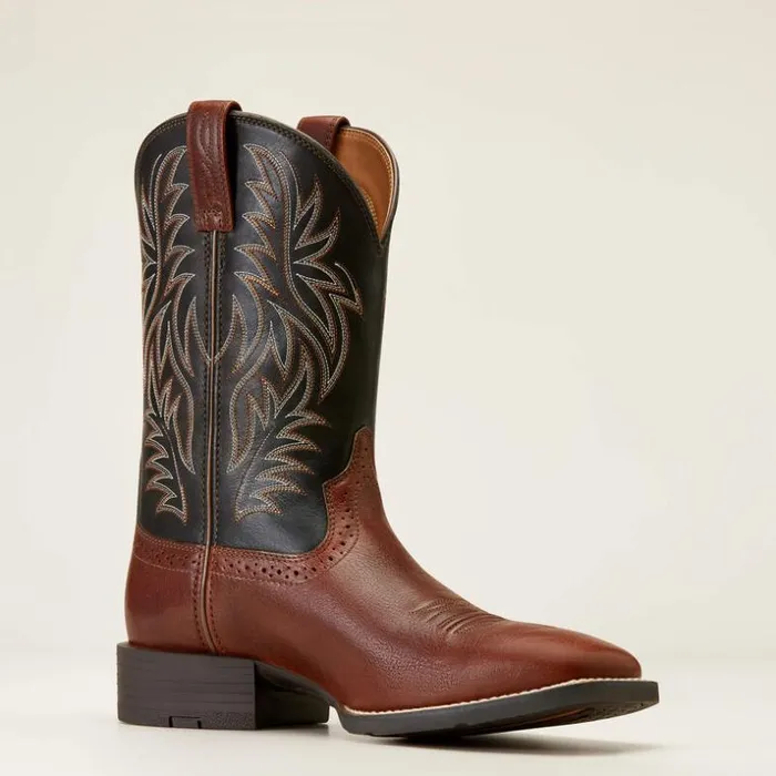 Western Boots Men Ariat Sport Wide Square Toe Western Boot Cognac Candy Western Boots Men Ariat Sport Wide Square Toe Western Boot Cognac Candy