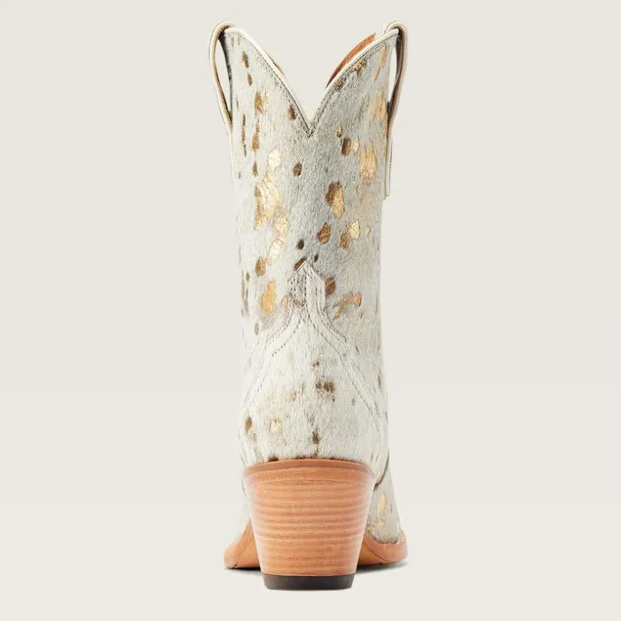 Western Boots Women Ariat Bandida Western Boot White Metallic Hair On Western Boots Women Ariat Bandida Western Boot White Metallic Hair On