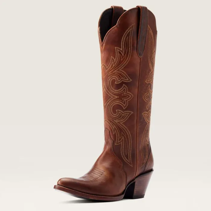 Western Boots Women Ariat Belinda StretchFit Western Boot Chic Brown