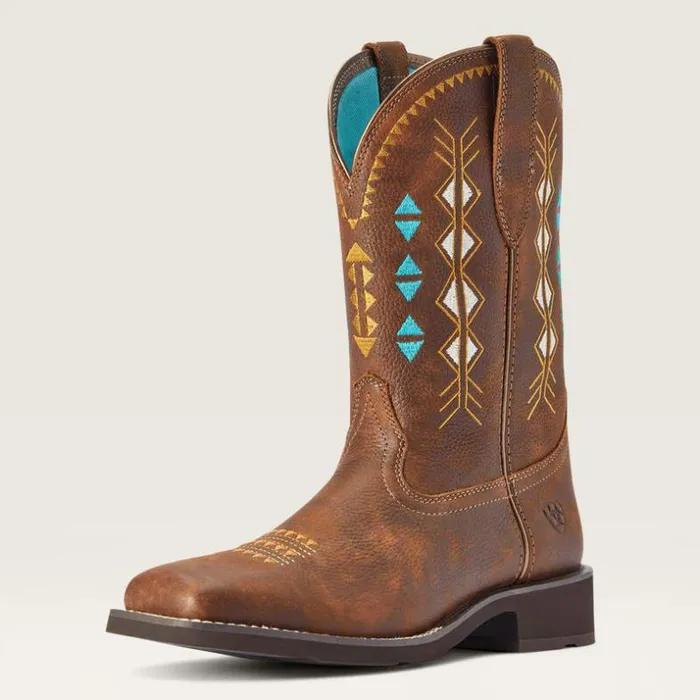Western Boots Women Ariat Delilah Deco Western Boot Copper Kettle