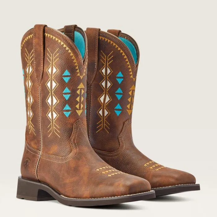 Western Boots Women Ariat Delilah Deco Western Boot Copper Kettle Western Boots Women Ariat Delilah Deco Western Boot Copper Kettle