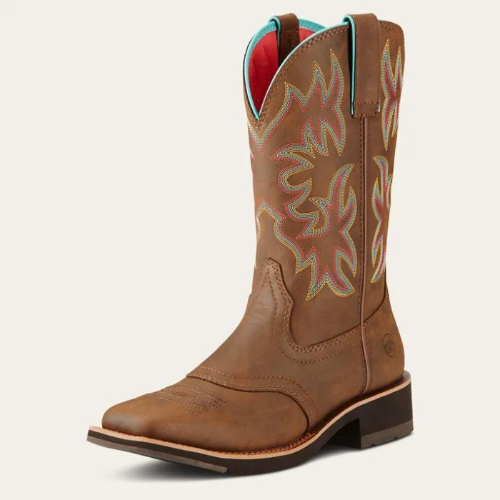 Western Boots Women Ariat Delilah Western Boot Toasted Brown