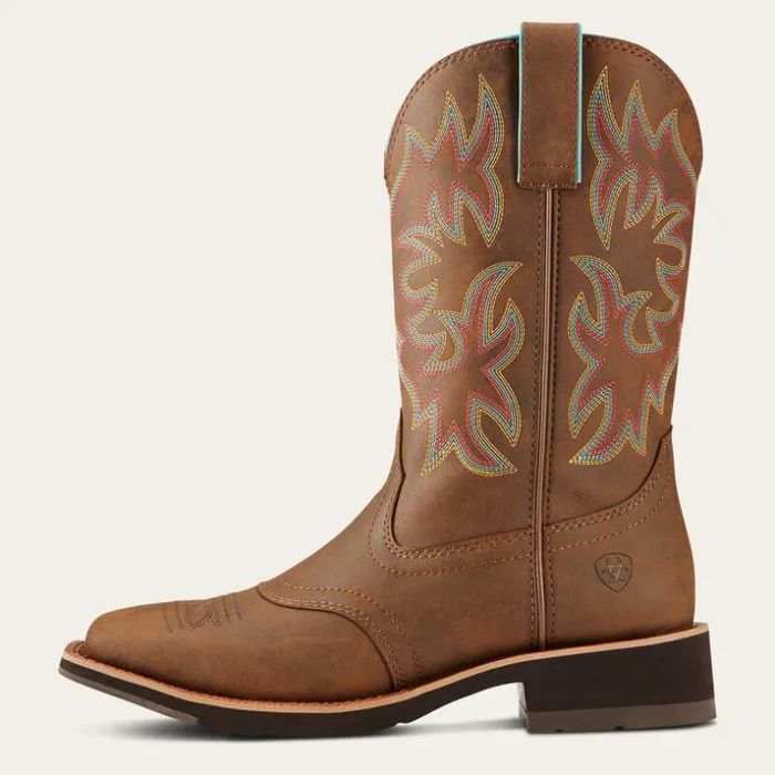 Western Boots Women Ariat Delilah Western Boot Toasted Brown