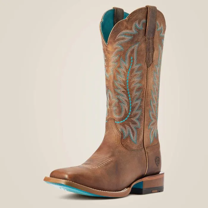 Western Boots Women Ariat Frontier Tilly Western Boot Rodeo Tan