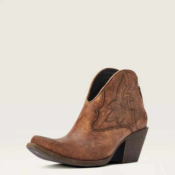 Western Boots Women Ariat Layla Western Boot Naturally Distressed Brown