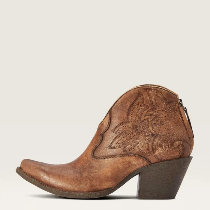 Western Boots Women Ariat Layla Western Boot Naturally Distressed Brown
