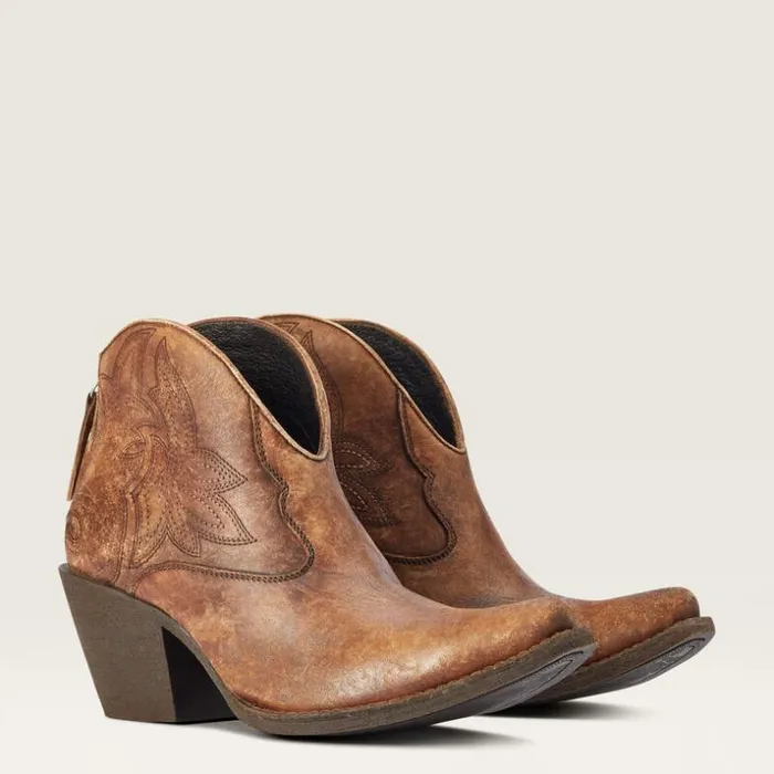 Western Boots Women Ariat Layla Western Boot Naturally Distressed Brown