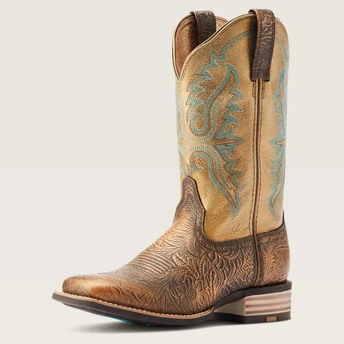 Western Boots Women Ariat Olena Western Boot Bronze Age