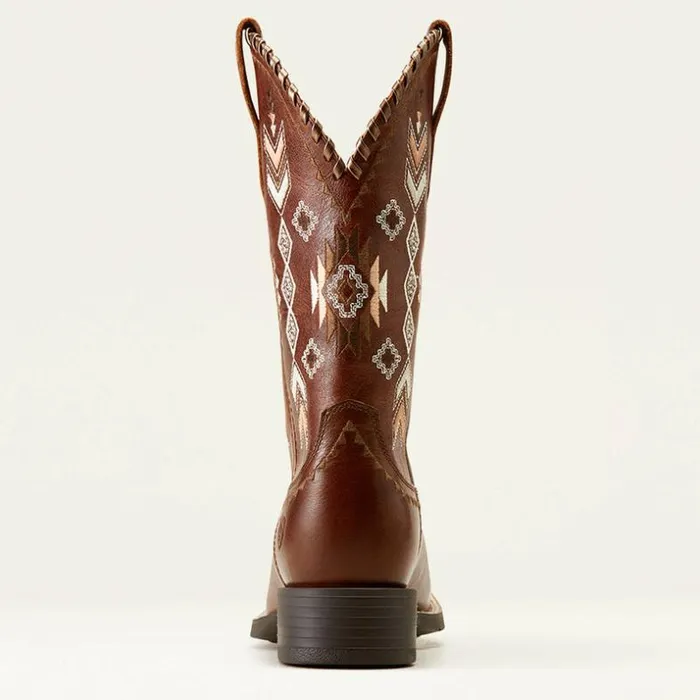 Western Boots Women Ariat Round Up Skyler Western Boot Canyon Tan