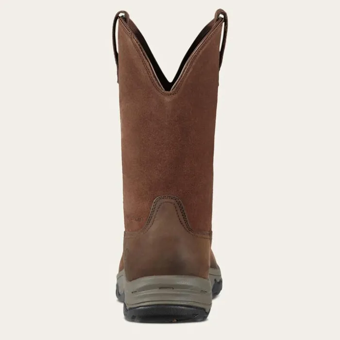 Western Boots Women Ariat Terrain Pull On Waterproof Boot Distressed Brown Western Boots Women Ariat Terrain Pull On Waterproof Boot Distressed Brown