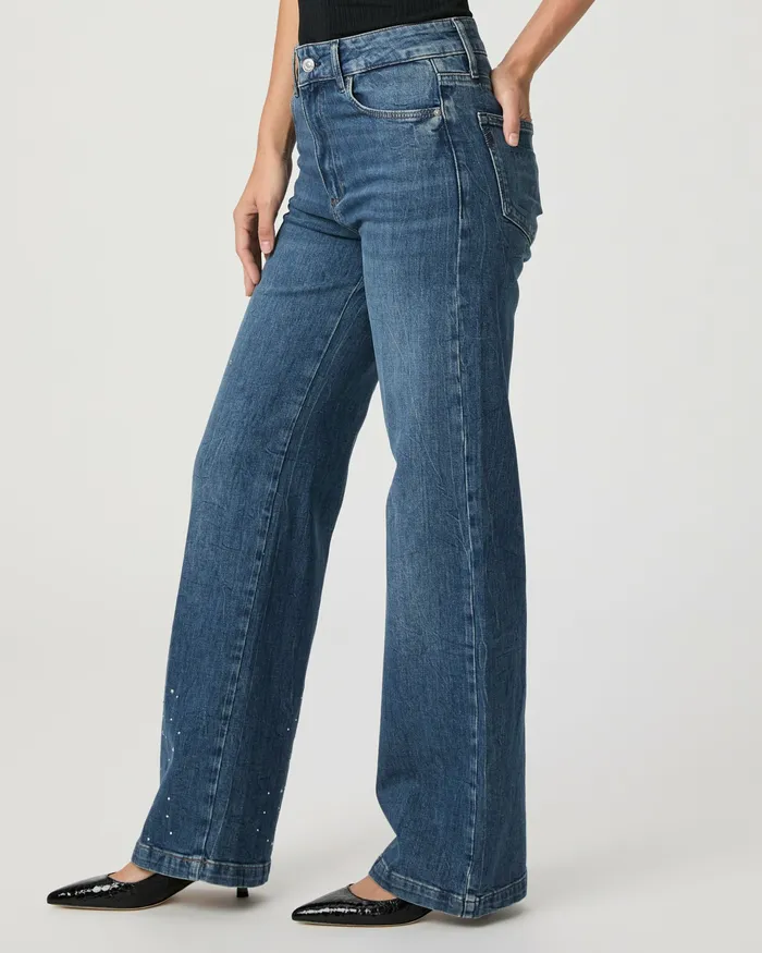 Wide Leg Sasha 32 Inch Wide Leg Jean 8211 Laurena Embellished 8211 PAIGE Women Wide Leg Sasha 32 Inch Wide Leg Jean 8211 Laurena Embellished 8211 PAIGE Women