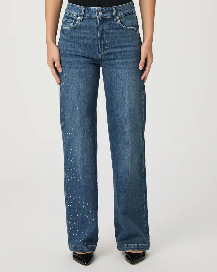 Wide Leg Sasha 32 Inch Wide Leg Jean 8211 Laurena Embellished 8211 PAIGE Women Wide Leg Sasha 32 Inch Wide Leg Jean 8211 Laurena Embellished 8211 PAIGE Women