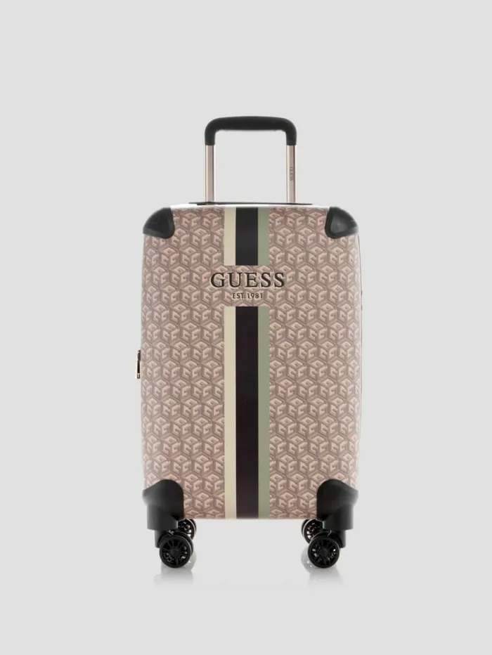 Wilder G Cube 208243 8Wheel Suitcase Espresso Logo Luggage and Travel Bags GUESS WomenMen Wilder G Cube 208243 8Wheel Suitcase Espresso Logo Luggage and Travel Bags GUESS WomenMen
