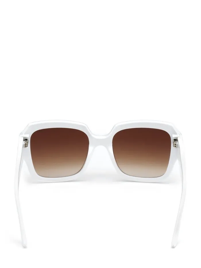 Women Addison Butterfly Sunglasses White Sunglasses GUESS
