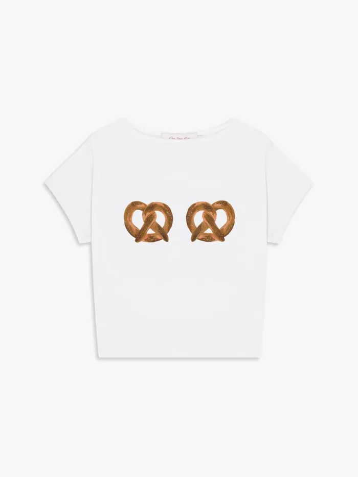 Women Alex Tee Pretzels Lisa Says Gah Graphic Tees