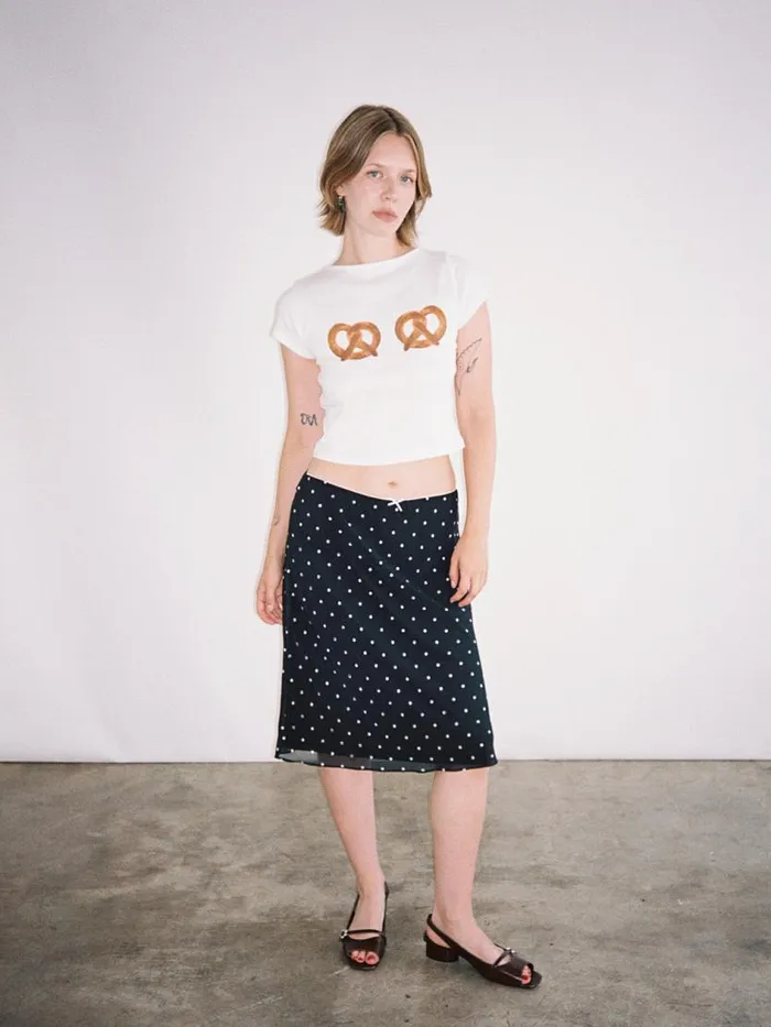 Women Alex Tee Pretzels Lisa Says Gah Graphic Tees