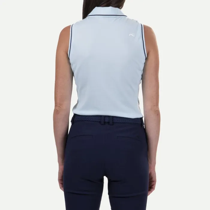 Women Bailey VNeck Polo SL Icy Blue KJUS Polos