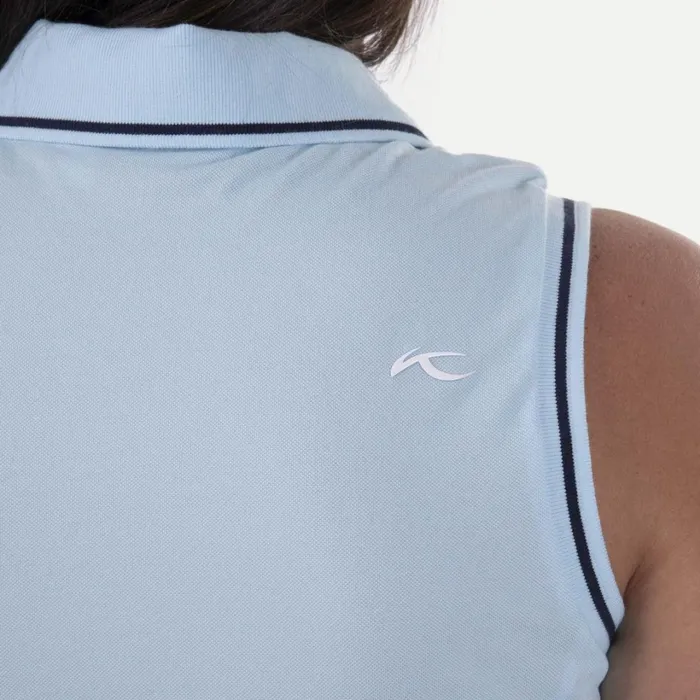 Women Bailey VNeck Polo SL Icy Blue KJUS Polos