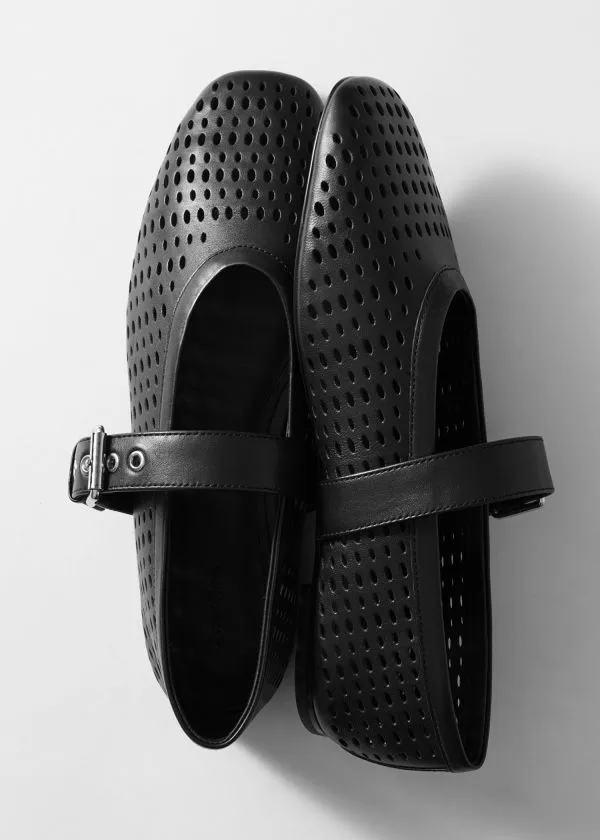 Women Ballerinas and Other Stories MaryJane Ballet Flats Black Women Ballerinas and Other Stories MaryJane Ballet Flats Black