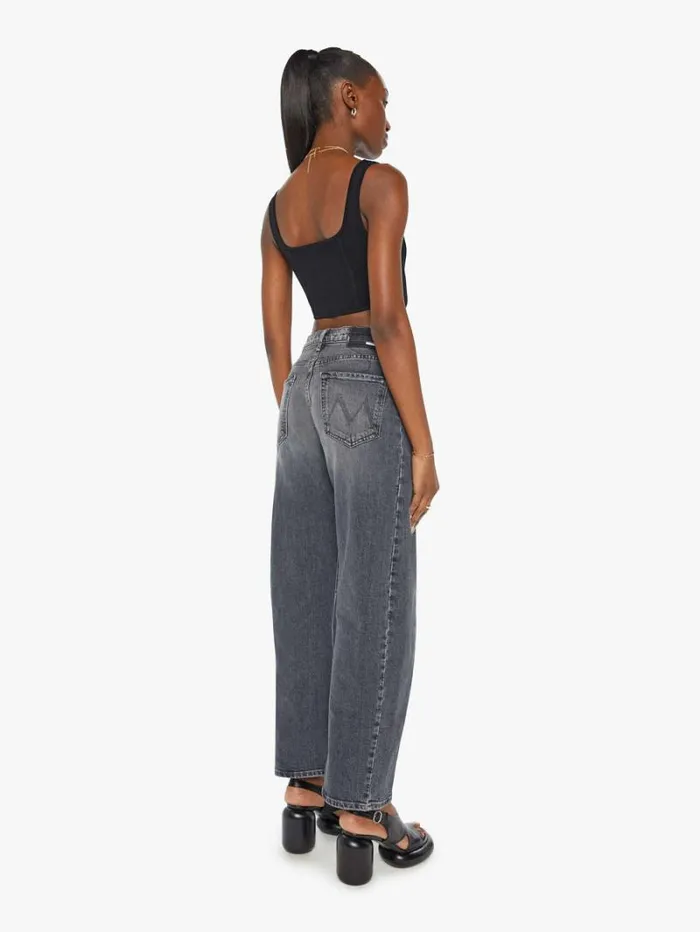 Women Barrel Mother Denim The HalfPipe Flood Wash Outta Sight