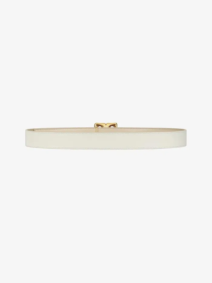 Women Belts Givenchy 4G Liquid Reversible Belt In Box Leather Natural Beige Women Belts Givenchy 4G Liquid Reversible Belt In Box Leather Natural Beige