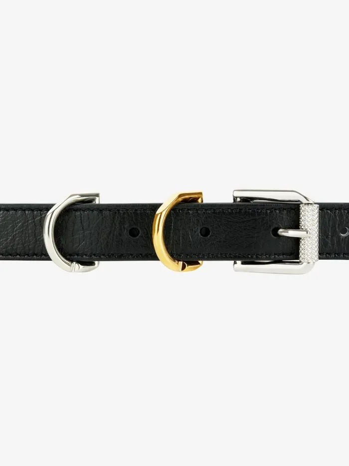 Women Belts Givenchy Voyou Belt In Leather Black