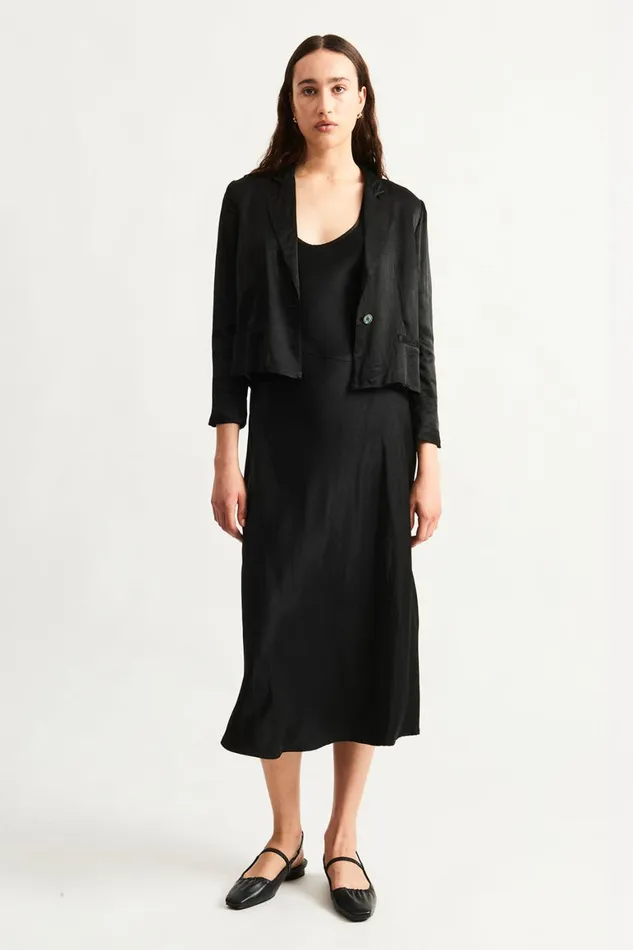 Women Black Avalon Jacket Raquel Allegra Jackets