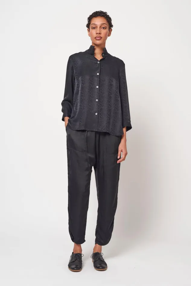 Women Black Lauren Blouse Raquel Allegra Tops