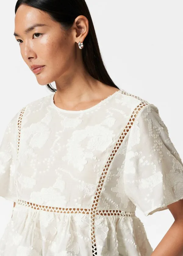 Women Blouses and Shirts and Other Stories Textured Top White
