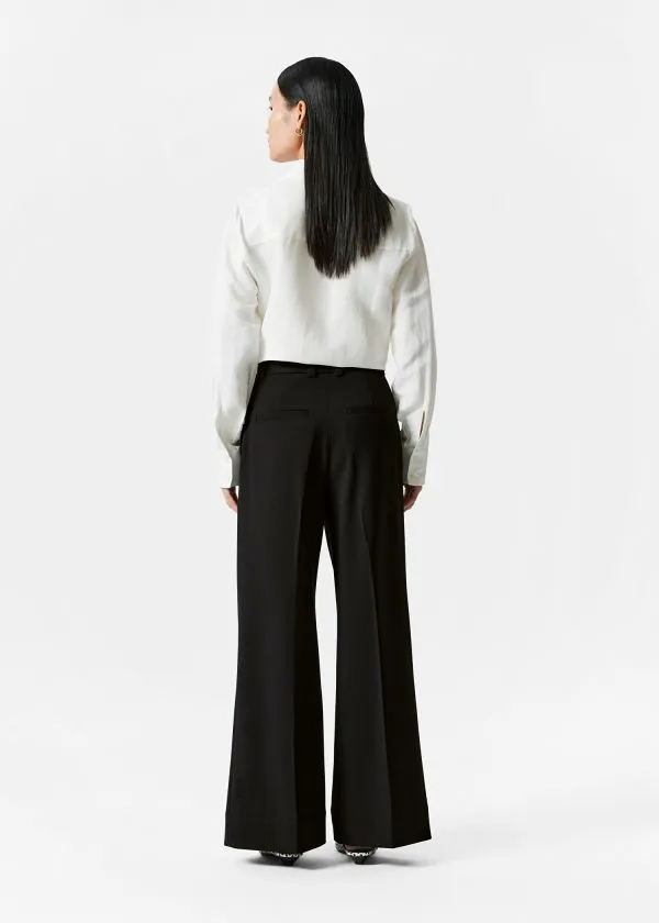Women Blouses and Shirts and Other Stories TieFront Shirt White