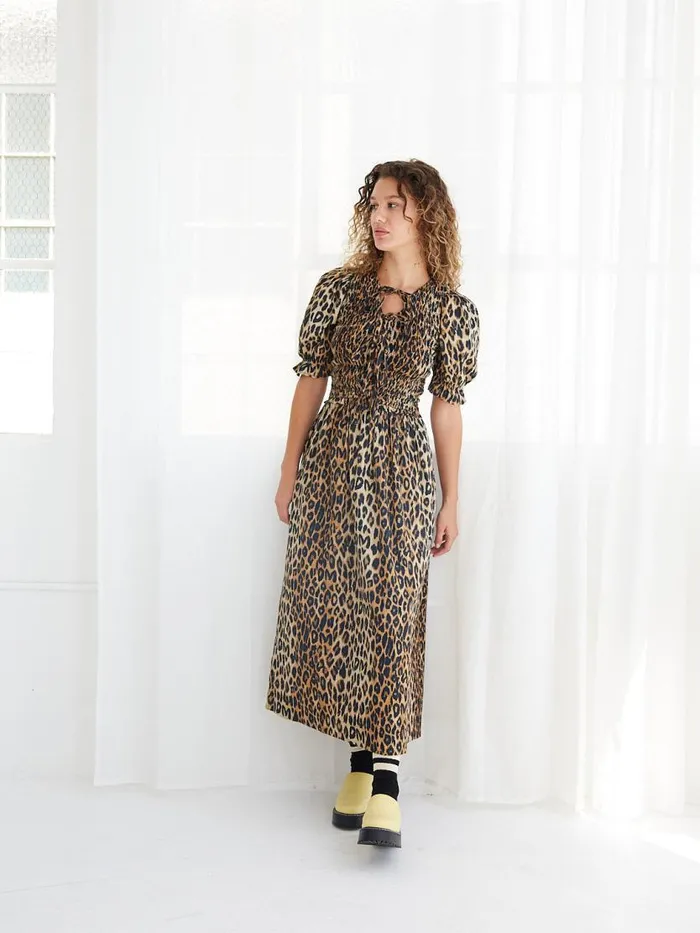 Women Bluebelle Midi Dress Leopard Lisa Says Gah Dresses