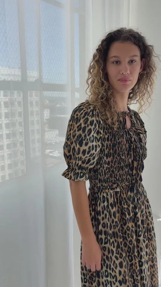 Women Bluebelle Midi Dress Leopard Lisa Says Gah Dresses
