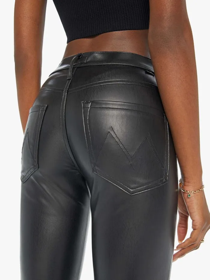 Women Bootcut Mother Denim The Insider Flood Black Women Bootcut Mother Denim The Insider Flood Black