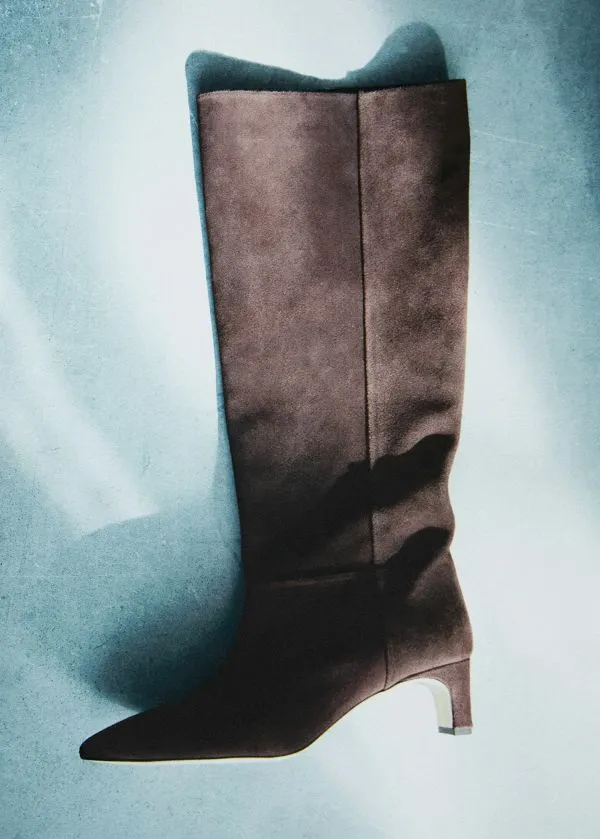 Women Boots and Other Stories PointedToe KneeHigh Boots Brown
