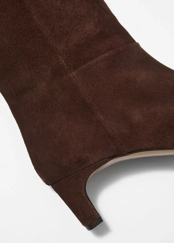 Women Boots and Other Stories PointedToe KneeHigh Boots Brown