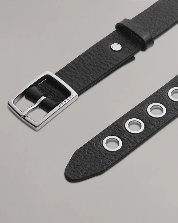 Women Boyfriend Leather Belt Black Belts rag and bone