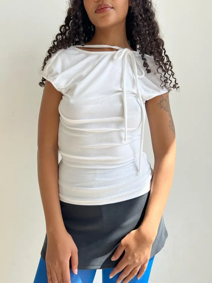 Women Cally Top White Lisa Says Gah Sleeveless Tops