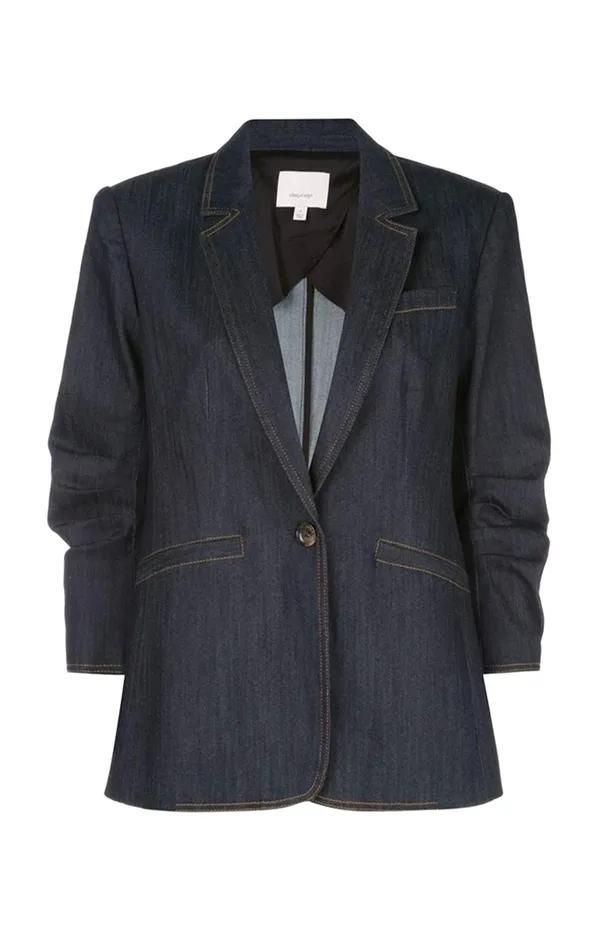 Women Cinq Sept Blazers Denim Khloe Blazer Indigo