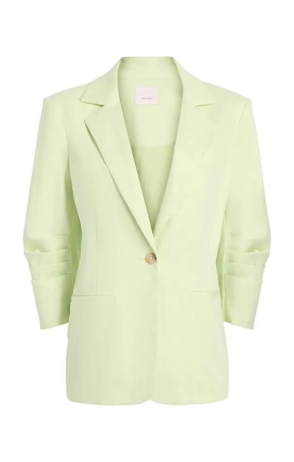 Women Cinq Sept Blazers Denim Khloe Blazer Pistachio