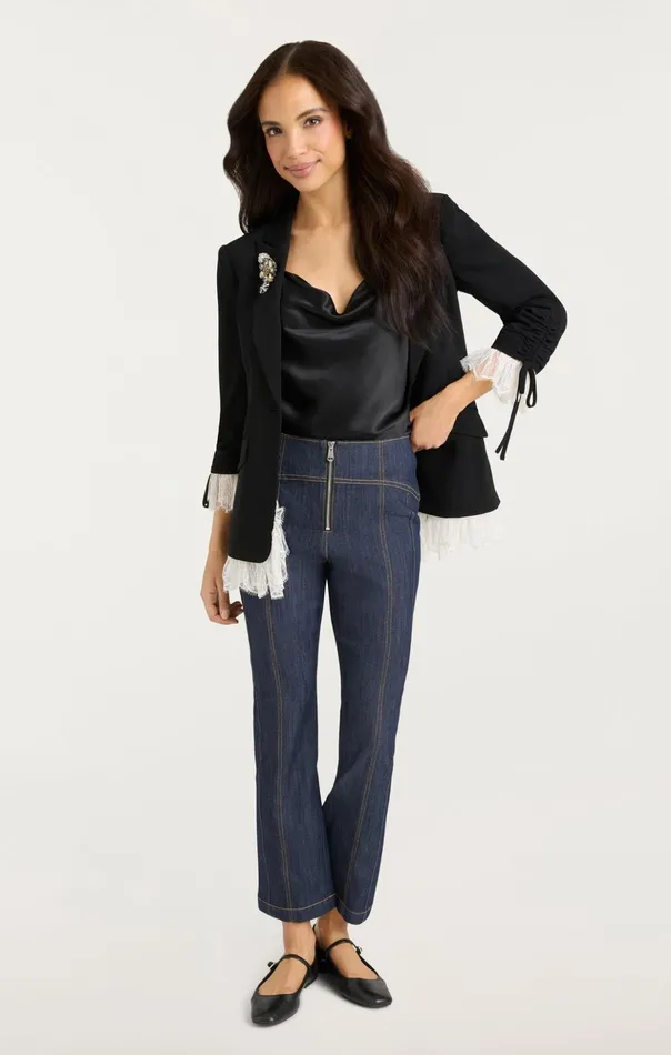 Women Cinq Sept Blazers Roxie Blazer Blackivory
