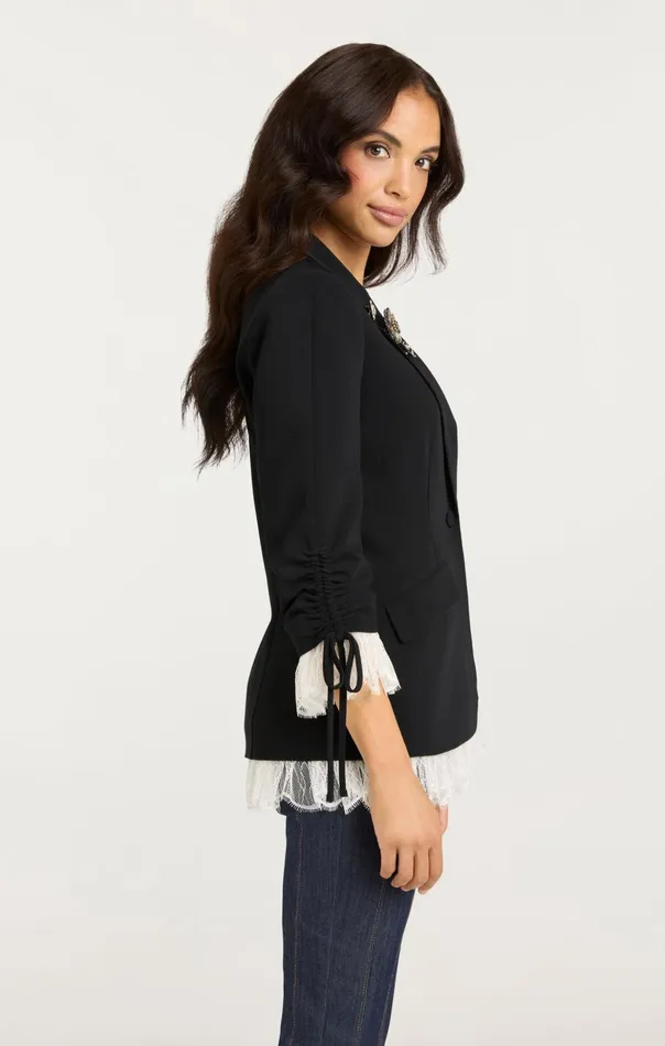 Women Cinq Sept Blazers Roxie Blazer Blackivory