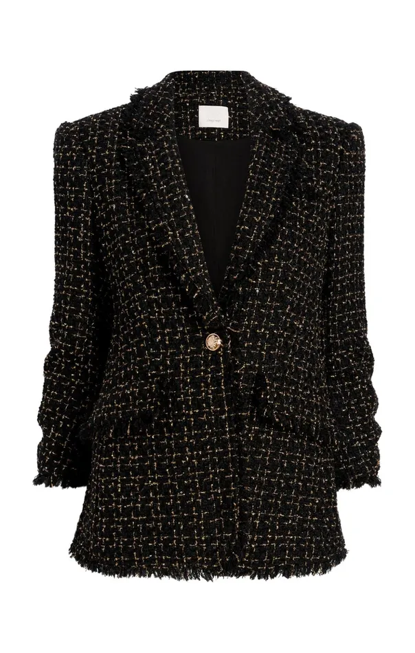 Women Cinq Sept Blazers Sylvie Boucle Khloe Blazer Blackgold