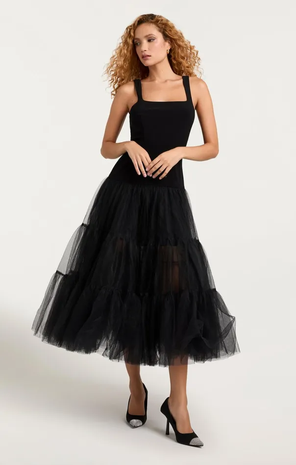 Women Cinq Sept Cocktail and Evening Carolina Dress Black