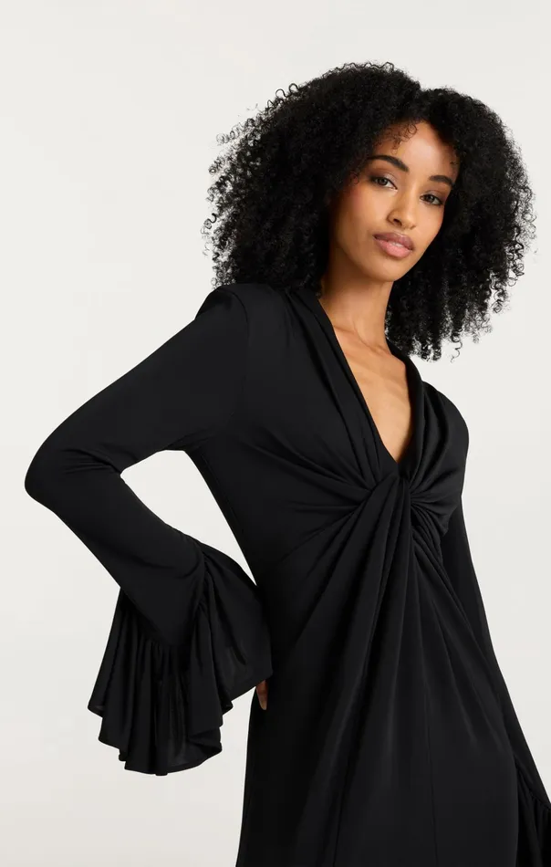 Women Cinq Sept Cocktail and Evening Evelyn Gown Black