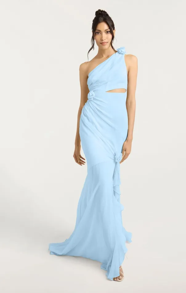 Women Cinq Sept Cocktail and Evening Kaleb Gown Serene Sky