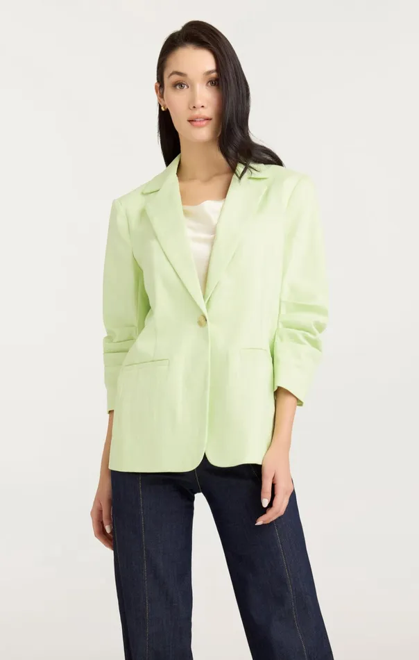Women Cinq Sept Denim Denim Khloe Blazer Pistachio