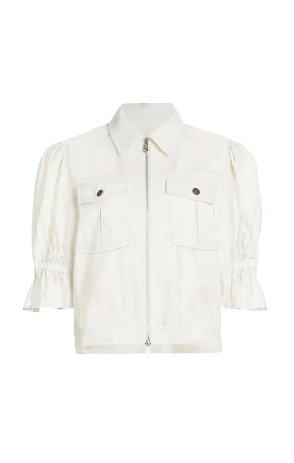 Women Cinq Sept Jackets Holly Jacket Ivory