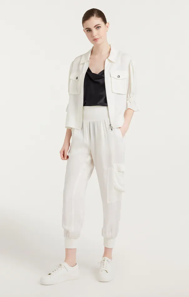 Women Cinq Sept Jackets Holly Jacket Ivory