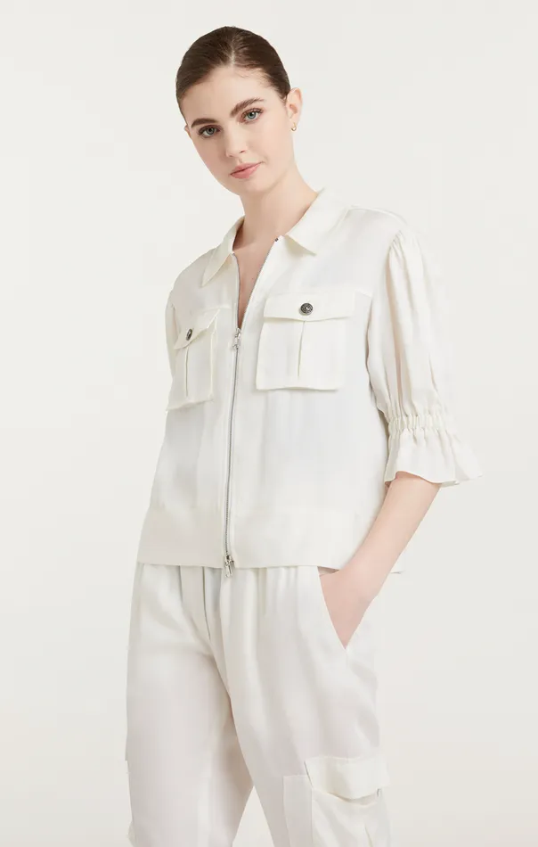 Women Cinq Sept Jackets Holly Jacket Ivory