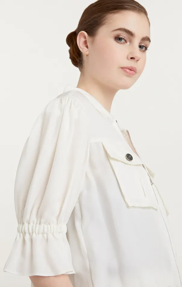 Women Cinq Sept Jackets Holly Jacket Ivory